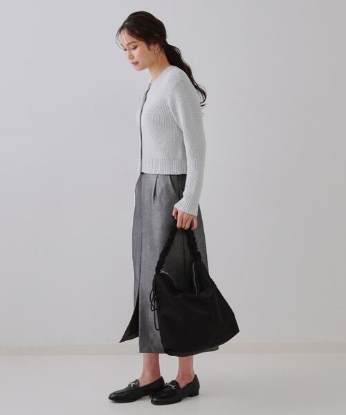 OPAQUE.CLIP / オペーク ドット クリップ カーディガン・ボレロ | ラメヤーンニットカーディガン【洗濯機洗い可】 | 詳細3