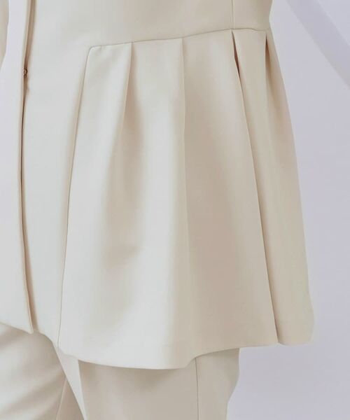 OPAQUE.CLIP / オペーク ドット クリップ ベスト | 《通勤・セレモニー対応/セットアップ対応》ペプラムジレ【洗濯機洗い可】 | 詳細15