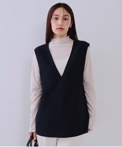 OPAQUE.CLIP / オペーク ドット クリップ ベスト | Vネックプルオーバーベスト【洗濯機洗い可】