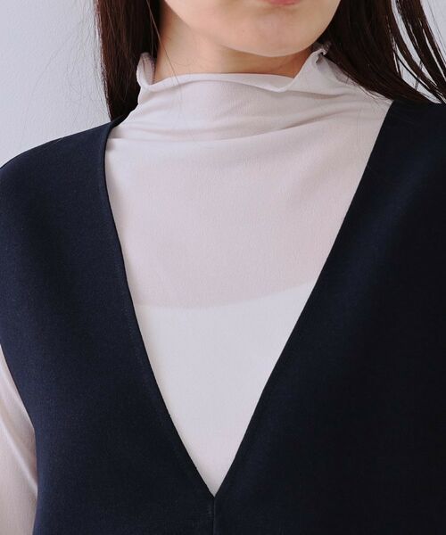 OPAQUE.CLIP / オペーク ドット クリップ ベスト | Vネックプルオーバーベスト【洗濯機洗い可】 | 詳細16