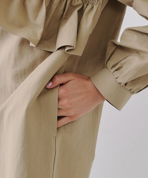 OPAQUE.CLIP / オペーク ドット クリップ ミニ丈・ひざ丈ワンピース | フリルデザインワンピース【洗濯機洗い可】 | 詳細14