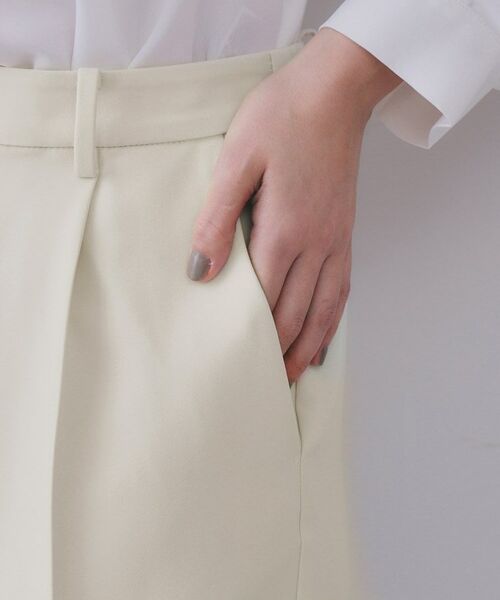 OPAQUE.CLIP / オペーク ドット クリップ パンツ | 《通勤・セレモニー対応/セットアップ対応》ステップヘムテーパードパンツ【洗濯機洗い可】 | 詳細14