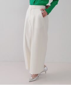 OPAQUE.CLIP / オペーク ドット クリップ パンツ | ウールライクストレッチ ワイドクロップドパンツ【洗濯機洗い可】