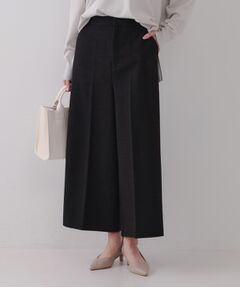 OPAQUE.CLIP / オペーク ドット クリップ パンツ | ウールライクストレッチ ワイドクロップドパンツ【洗濯機洗い可】