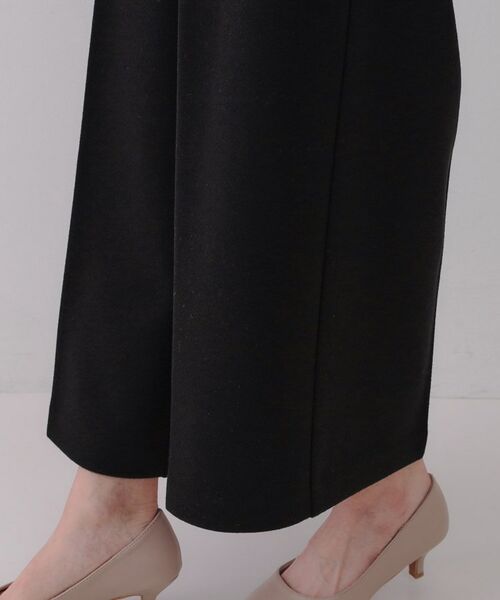 OPAQUE.CLIP / オペーク ドット クリップ パンツ | ウールライクストレッチ ワイドクロップドパンツ【洗濯機洗い可】 | 詳細15