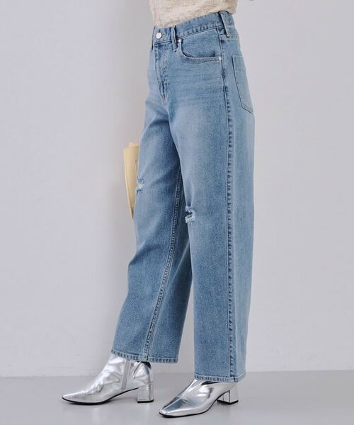 OPAQUE.CLIP / オペーク ドット クリップ パンツ | 《SS-LLsize》ストレッチダメージストレートデニム【洗濯機洗い可】 | 詳細1