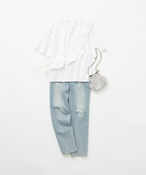 OPAQUE.CLIP / オペーク ドット クリップ パンツ | 《SS-LLsize》ストレッチダメージストレートデニム【洗濯機洗い可】 | 詳細19