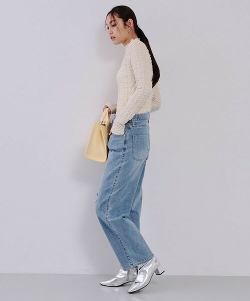 OPAQUE.CLIP / オペーク ドット クリップ パンツ | 《SS-LLsize》ストレッチダメージストレートデニム【洗濯機洗い可】 | 詳細2