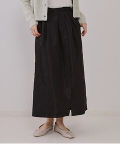 OPAQUE.CLIP / オペーク ドット クリップ ロング・マキシ丈スカート | オーガンジータックコクーンスカート【洗濯機洗い可】