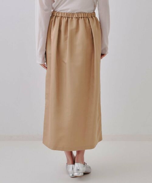 OPAQUE.CLIP / オペーク ドット クリップ ロング・マキシ丈スカート | オーガンジータックコクーンスカート【洗濯機洗い可】 | 詳細11