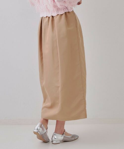 OPAQUE.CLIP / オペーク ドット クリップ ロング・マキシ丈スカート | オーガンジータックコクーンスカート【洗濯機洗い可】 | 詳細5