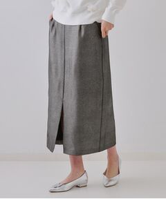 OPAQUE.CLIP / オペーク ドット クリップ ロング・マキシ丈スカート | ラメナロースカート【洗濯機洗い可】