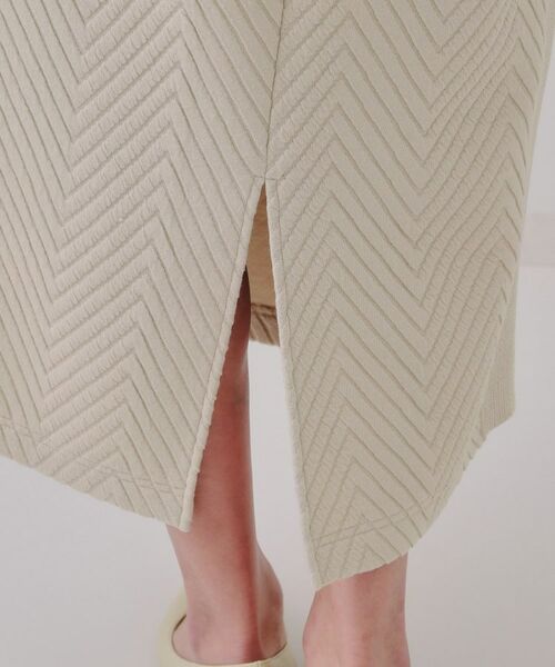 OPAQUE.CLIP / オペーク ドット クリップ ロング・マキシ丈スカート | キルトジャカードナロースカート/セットアップ対応【洗濯機洗い可】 | 詳細15