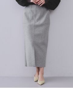 OPAQUE.CLIP / オペーク ドット クリップ ロング・マキシ丈スカート | ウールライクストレッチタイトスカート【洗濯機洗い可】