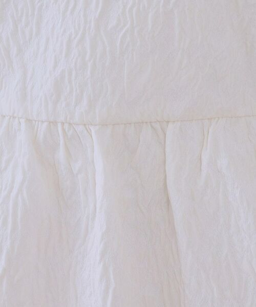 OPAQUE.CLIP / オペーク ドット クリップ シャツ・ブラウス | 《通勤・セレモニー対応》ジャカードペプラムブラウス【洗濯機洗い可】 | 詳細6