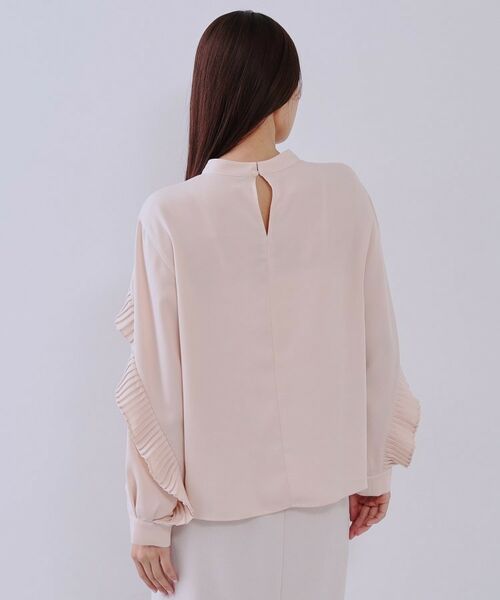 OPAQUE.CLIP / オペーク ドット クリップ シャツ・ブラウス | 《美人百花掲載》プリーツフリルスリーブブラウス【洗濯機洗い可】 | 詳細15