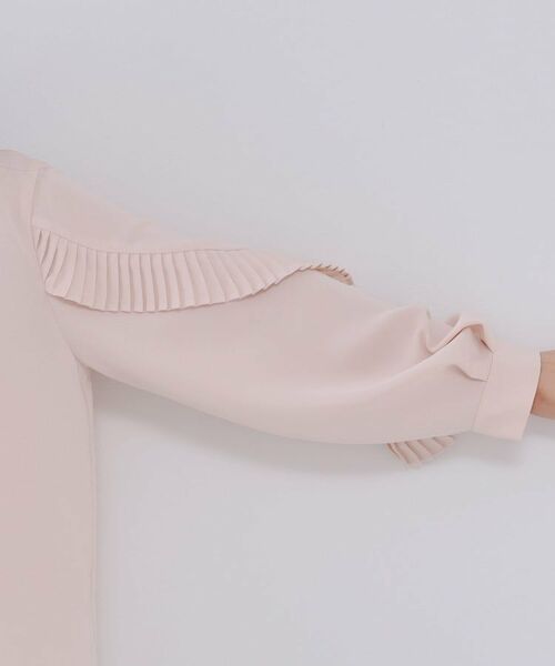 OPAQUE.CLIP / オペーク ドット クリップ シャツ・ブラウス | 《美人百花掲載》プリーツフリルスリーブブラウス【洗濯機洗い可】 | 詳細19