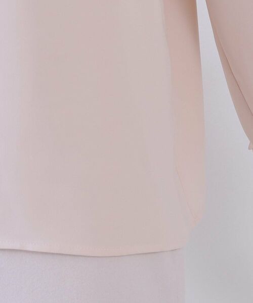 OPAQUE.CLIP / オペーク ドット クリップ シャツ・ブラウス | 《美人百花掲載》プリーツフリルスリーブブラウス【洗濯機洗い可】 | 詳細20