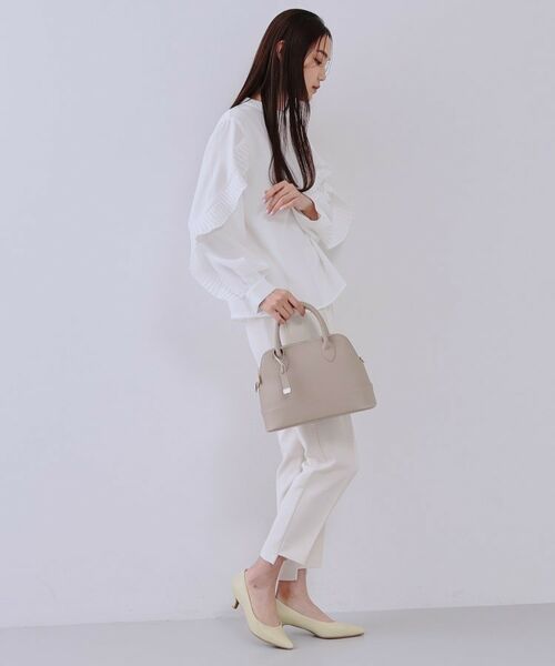 OPAQUE.CLIP / オペーク ドット クリップ シャツ・ブラウス | 《美人百花掲載》プリーツフリルスリーブブラウス【洗濯機洗い可】 | 詳細3