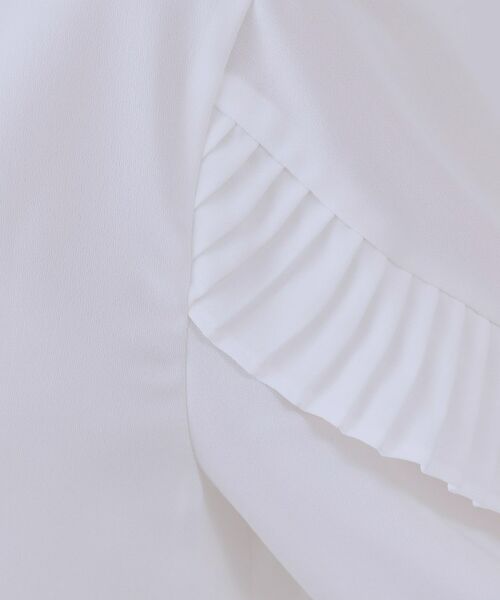 OPAQUE.CLIP / オペーク ドット クリップ シャツ・ブラウス | 《美人百花掲載》プリーツフリルスリーブブラウス【洗濯機洗い可】 | 詳細4