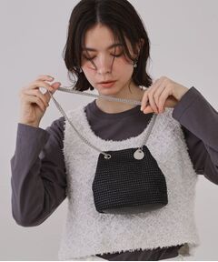 ❤️ GRIS BLACK ❤️ ショルダーバック❤️ gris ほぼ新品 スタイルブロック STYLEBLOCK 三日月型PUレザーショルダーバッグ