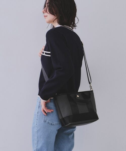OPAQUE. CLIP/オペーク ドット クリップ 【2WAY】ダイバーコンビミドルショルダーバッグ チャコールグレー(514) 00 OPAQUE. CLIP/オペーク ドット クリップ 【2WAY】ダイバーコンビミドルショルダーバッグ チャコールグレー(514) 00