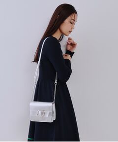 OPAQUE.CLIP / オペーク ドット クリップ ショルダーバッグ | 【ミラー付き】デザインバックルミニショルダーバッグ