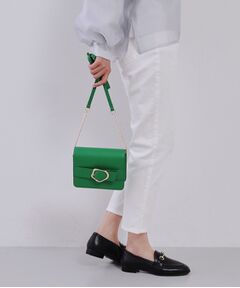 OPAQUE.CLIP / オペーク ドット クリップ ショルダーバッグ | 【ミラー付き】デザインバックルミニショルダーバッグ