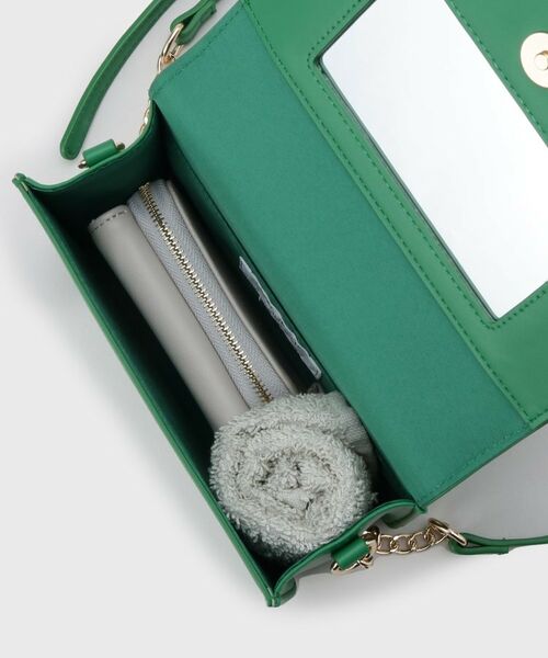 OPAQUE.CLIP / オペーク ドット クリップ ショルダーバッグ | 【ミラー付き】デザインバックルミニショルダーバッグ | 詳細15