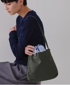 OPAQUE.CLIP / オペーク ドット クリップ ショルダーバッグ | サテンコンビ巾着ワンショルダーバッグ