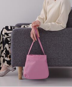 OPAQUE.CLIP / オペーク ドット クリップ ショルダーバッグ | サテンコンビ巾着ワンショルダーバッグ