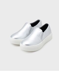 OPAQUE.CLIP / オペーク ドット クリップ フラットシューズ | 【軽量】厚底ラメスリッポン