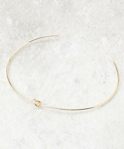 OPAQUE.CLIP / オペーク ドット クリップ ネックレス・ペンダント・チョーカー | ねじりメタルチョーカー | 詳細1