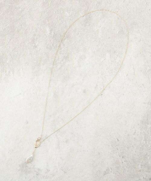 OPAQUE.CLIP / オペーク ドット クリップ ネックレス・ペンダント・チョーカー | Y字リングフェイクパールネックレス | 詳細2