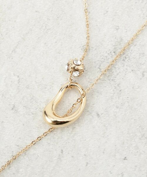 OPAQUE.CLIP / オペーク ドット クリップ ネックレス・ペンダント・チョーカー | Y字リングフェイクパールネックレス | 詳細3