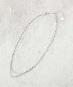 OPAQUE.CLIP / オペーク ドット クリップ ネックレス・ペンダント・チョーカー | 2連チェーンネックレス