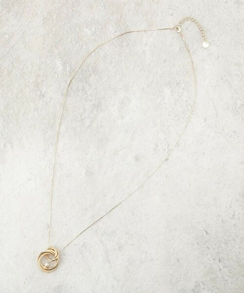 OPAQUE.CLIP / オペーク ドット クリップ ネックレス・ペンダント・チョーカー | メタルリング×フェイクパールネックレス | 詳細2