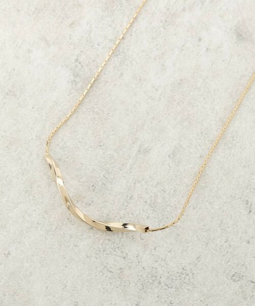 OPAQUE.CLIP / オペーク ドット クリップ ネックレス・ペンダント・チョーカー | ねじりメタルバーネックレス | 詳細1