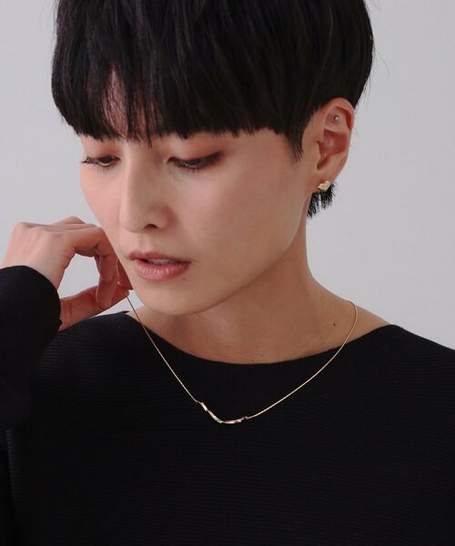 OPAQUE.CLIP / オペーク ドット クリップ ネックレス・ペンダント・チョーカー | ねじりメタルバーネックレス | 詳細4