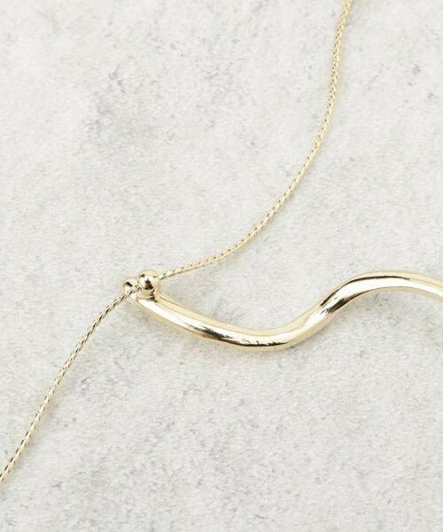 OPAQUE.CLIP / オペーク ドット クリップ ネックレス・ペンダント・チョーカー | ねじりメタルスライドネックレス | 詳細3