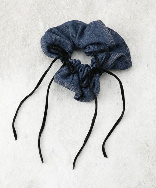 OPAQUE.CLIP / オペーク ドット クリップ ヘアアクセサリー | デニム×リボンシュシュ | 詳細1