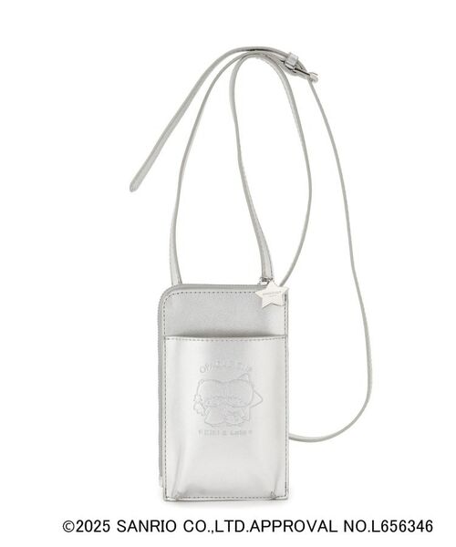 OPAQUE.CLIP / オペーク ドット クリップ ショルダーバッグ | 【リトルツインスターズコラボ】キキ＆ララ メタリック合皮ミニショルダーバッグ | 詳細1