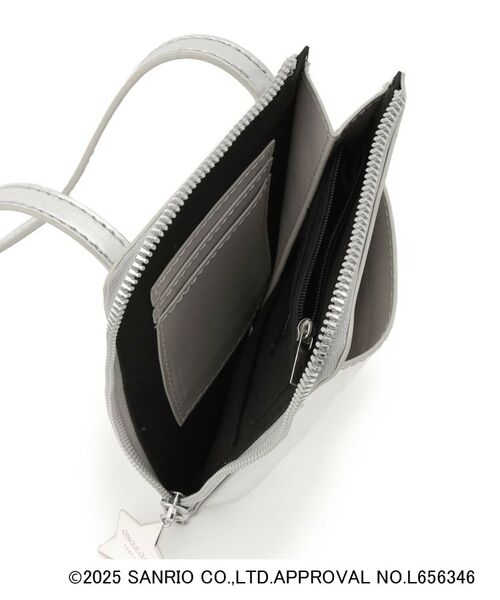 OPAQUE.CLIP / オペーク ドット クリップ ショルダーバッグ | 【リトルツインスターズコラボ】キキ＆ララ メタリック合皮ミニショルダーバッグ | 詳細5