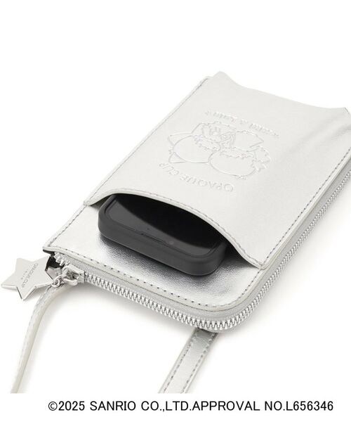 OPAQUE.CLIP / オペーク ドット クリップ ショルダーバッグ | 【リトルツインスターズコラボ】キキ＆ララ メタリック合皮ミニショルダーバッグ | 詳細7