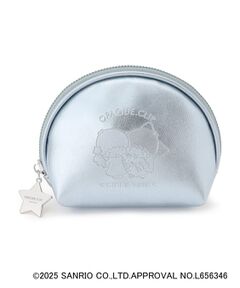 OPAQUE.CLIP / オペーク ドット クリップ ポーチ | 【リトルツインスターズコラボ】キキ＆ララ メタリック合皮マチ付きポーチ