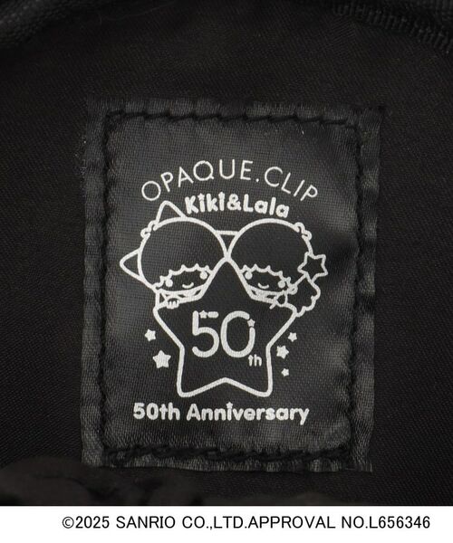 OPAQUE.CLIP / オペーク ドット クリップ ポーチ | 【リトルツインスターズコラボ】キキ＆ララ メタリック合皮マチ付きポーチ | 詳細5