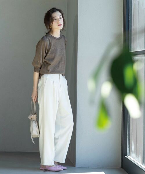 OPAQUE.CLIP / オペーク ドット クリップ パンツ | サイドラインパンツ | 詳細4