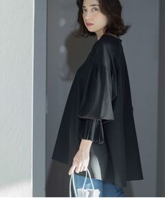 OPAQUE.CLIP / オペーク ドット クリップ シャツ・ブラウス | プリーツキャンディスリーブブラウス