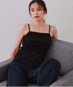 OPAQUE.CLIP / オペーク ドット クリップ キャミソール・チューブトップ | コットンリブキャミソール【洗濯機洗い可】