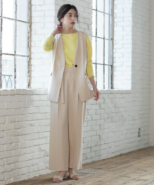 OPAQUE.CLIP / オペーク ドット クリップ ニット・セーター | ボートネックニット/オーガニックコットン混【UV/洗濯機洗い可】 | 詳細25